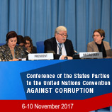 10 листопада 2017 - «Ми всі зобов'язані виступати проти корупції, де б вона не була, щоб в майбутньому позбутися цього руйнуючого злочину», - сказав сьогодні Виконавчий директор УНП ООН Юрій Федотов