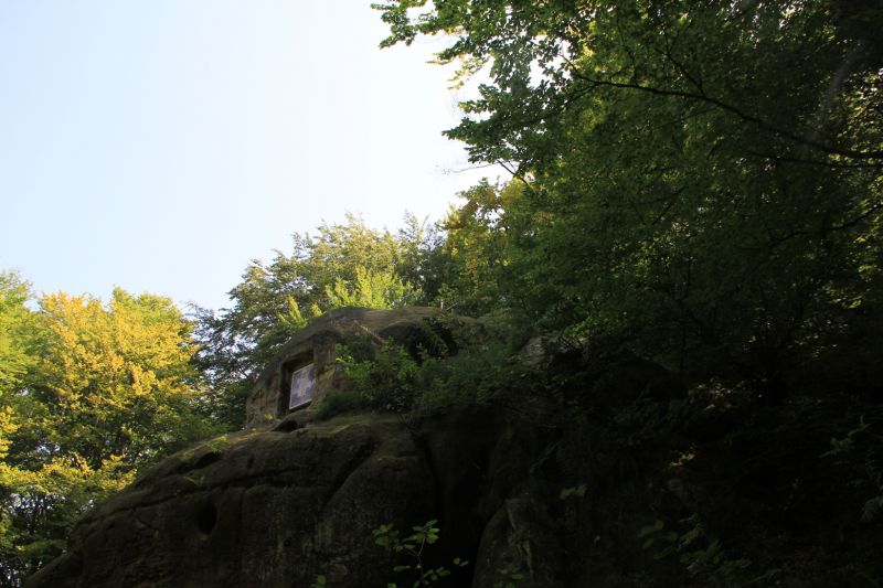 Скельний монастир в лісі