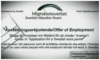 Ознайомтеся докладніше з   Порядком подання Клопотання про дозвіл на роботу   в Швеції для росіян