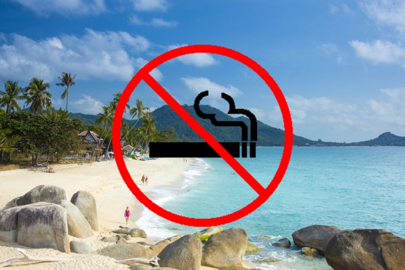З 1 лютого 2018 року на всіх пляжах Таїланду вступає в силу заборона на куріння