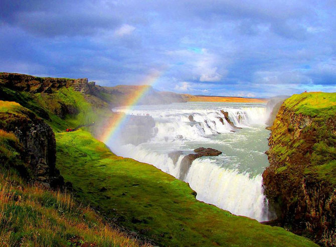 Водоспад Гульфосс в Ісландії