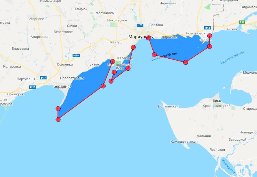Українські військові закриють деякі прибережні райони Азовського моря з 1 червня до 1 вересня через проведення стрільб